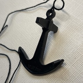 Lego 2564 Ship Boat Anchor Black 1 Top Hole Pirate 6280 6285 7075 6274 6286 4768