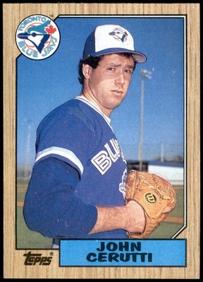 John Cerutti Toronto Blue Jays 1987 Topps #557 Baseball Card
