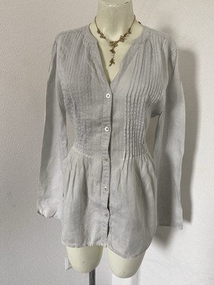 Joseph Janard Grey Linen/cotton Size M Ai25