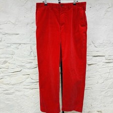 Polo Ralph Lauren Corduroy Pants Men  s Size 34x30 100 Cotton Red Vintage