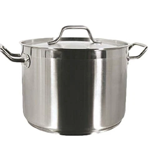 Large 60 Qt Stock Pot W/Lid Stainless Steel Commercial Grade -NSF