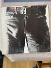 The Rolling Stones Sticky Fingers Vinyl LP 1974 Atco. Zipper Cover  Lp Not Great