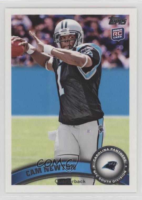 2011 Topps Cam Newton #200 Rookie RC 1k9e