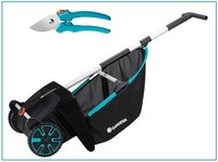 Gardena Laub- Und Rasensammler 3565-88 Kehrmaschine Garten Fangsack Blau Schwarz