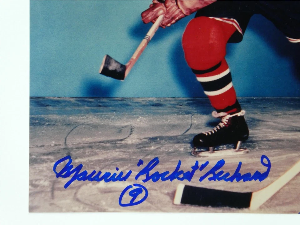 Maurice Richard Henri Richard Signed 8x10 Photo Hockey Montreal Canadien JSA COA - Image 2 of 4