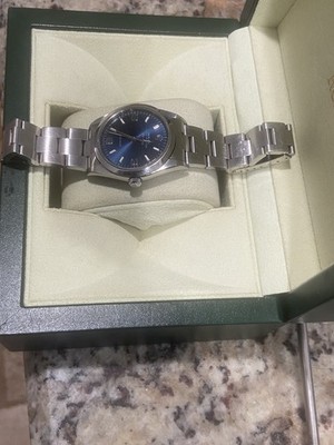 Rolex Oyster Perpetual Air-King 14000 Stainless Steel Blue Dial Oyster Watch