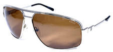 REVO STARGAZER RBV1002 03 Italy Silver Aviator Sunglasses 67-13-125