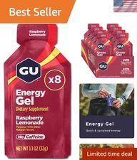 Essential Electrolyte Energy Gel 8-Pack – Raspberry Lemonade for All Sports