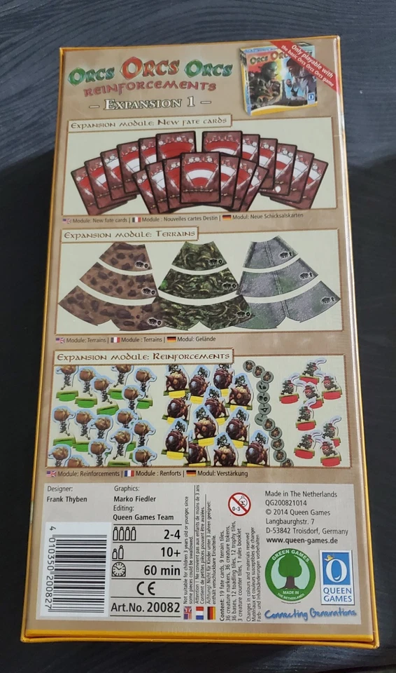 Orcos Orcos Orcos Refuerzos Expansión 1 Juego de Mesa Reina Nuevo Precintado Foto 2 de 2