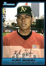 Kurt Suzuki 2006 Bowman Draft Picks & Prospects #FG39 Athletics MLB READ