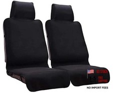 Neoprene Waterproof Car Seat Cover, Black 2pcs, Non-Slip  Car 2 Count BLACK