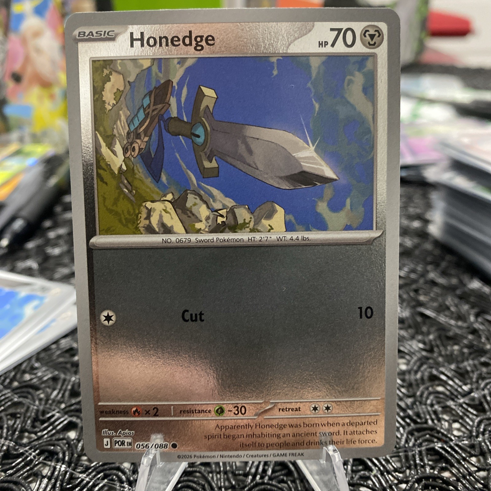 Honedge 056/088 - Reverse Holo - Pokémon TCG: Perfect Order - English NM