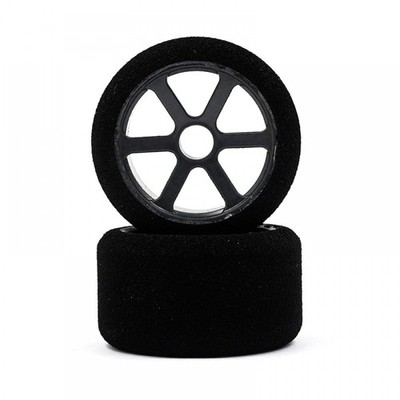 Matrix Racing Front 35 Shore Double Pink 1/12 Foam Tire Carbon Wheel #MX-12A35C