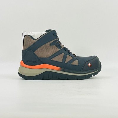 Merrell Fullbench Speed Mid CF 'Navy Orange' J003321 Boot size 7