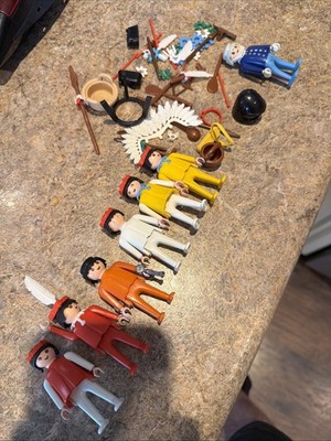 Playmobil Accessory Lot 7 People Figures + Accessories