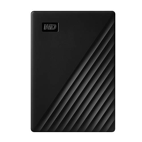 WD My Passport WDBPKJ0050BBK-WESN 5 TB Portable Hard Drive - External - Black - Picture 1 of 5