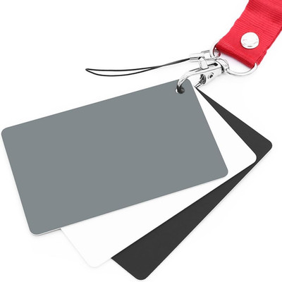 Anwenk Grey White Balance Card 18% Exposure Photography Custom Calibration Camer
