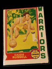1974-75 Topps Basketball - #151 Cazzie Russell  - Golden State Warriors VG-EX 