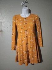 One Step Girl Floral Dress Size M(10-12)