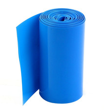 2Meters 85Mm Width PVC Heat Shrink Wrap Tube Blue for 18650 Battery Pack