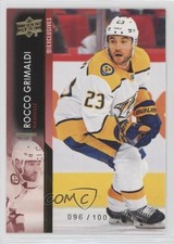 2021-22 Upper Deck Series 2 UD Exclusives 96/100 Rocco Grimaldi #354 17q9