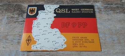 QSL WEST GERMAN AMATEUR RADIO STATION 6570 KIRN/NAHE 1984
