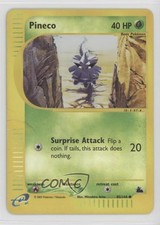 Pineco Reverse Foil Pokemon e-Card Series Skyridge #85 2003