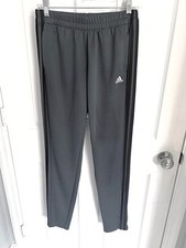 Adidas Womens Track Pants SMALL Climalite Grey  Black EXCELLENT CONDITION
