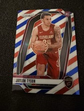 Jaylon Tyson 2024-25 Panini Prizm Red White & Blue Prizm #228 Cavaliers
