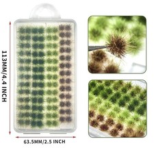 104 x selbstklebende Static Grass Grasbüsche...