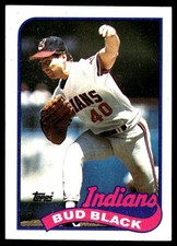 Bud Black 1989 Topps #509 Cleveland Indians MLB READ FREE SHIPPING AutographDen