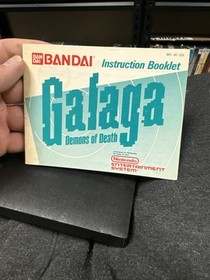 Galaga: Demons of Death (Nintendo NES) Tested Authentic - W/ Manual