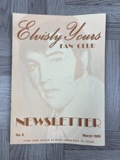 Elvis Presley - Elvisly Yours - Fan Club Newsletter - No. 6 - March 1986