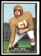 1951 Topps Magic Football Cards 25