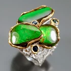 Gemstone Natural Ammolite Ring 925 Sterling Silver Size 7 /R471725
