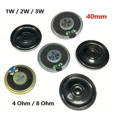 40mm 4 Ohm 8 Ohm 1/2/3W Iron Shell Ultra-thin Internal Magnet Speaker With Wire