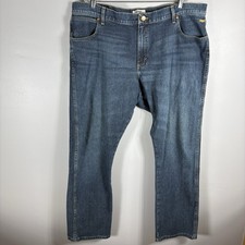 Wrangler Rooted Collection Tennessee Men's 42x34 Straight Leg Made in USA Jeans