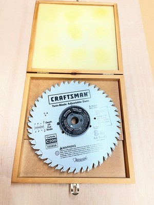 Bran new 8'', 48 tooth Craftsman adjustable dado blade