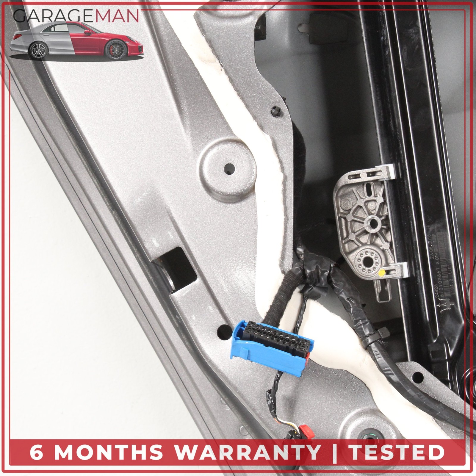 Maserati Ghibli 2014-2022 Rear Left Door frameworks Set Gray
