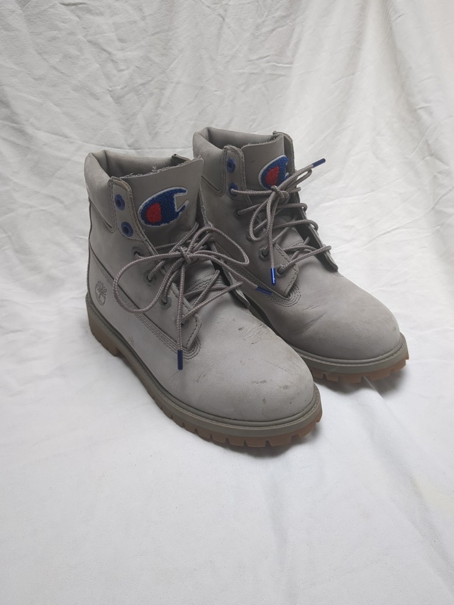 Timberland x Champion Women’s Grey Nubuck Leather Boots – UK – Primaloft  200g