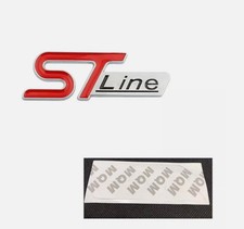 Stemma portellone posteriore ST Line per Ford Focus Fiesta Puma Kuga EcoSport-rosso NUOVO