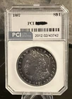 1887 Morgan Silver Dollar $1 PCI High Grade MS Sixty Three