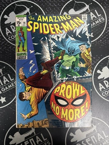Amazing Spider-Man #79 1969 Marvel John Romita Sr Cover 2nd Prowler 4.0 VG