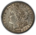 1878 7TF $1 Morgan Silver Dollar - Reverse of 79 - AU - SKU-B5736