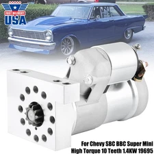 Starter Motor for Chevy 305 350 454 SBC BBC High Torque 1.4KW CW 12V 10 Teeth