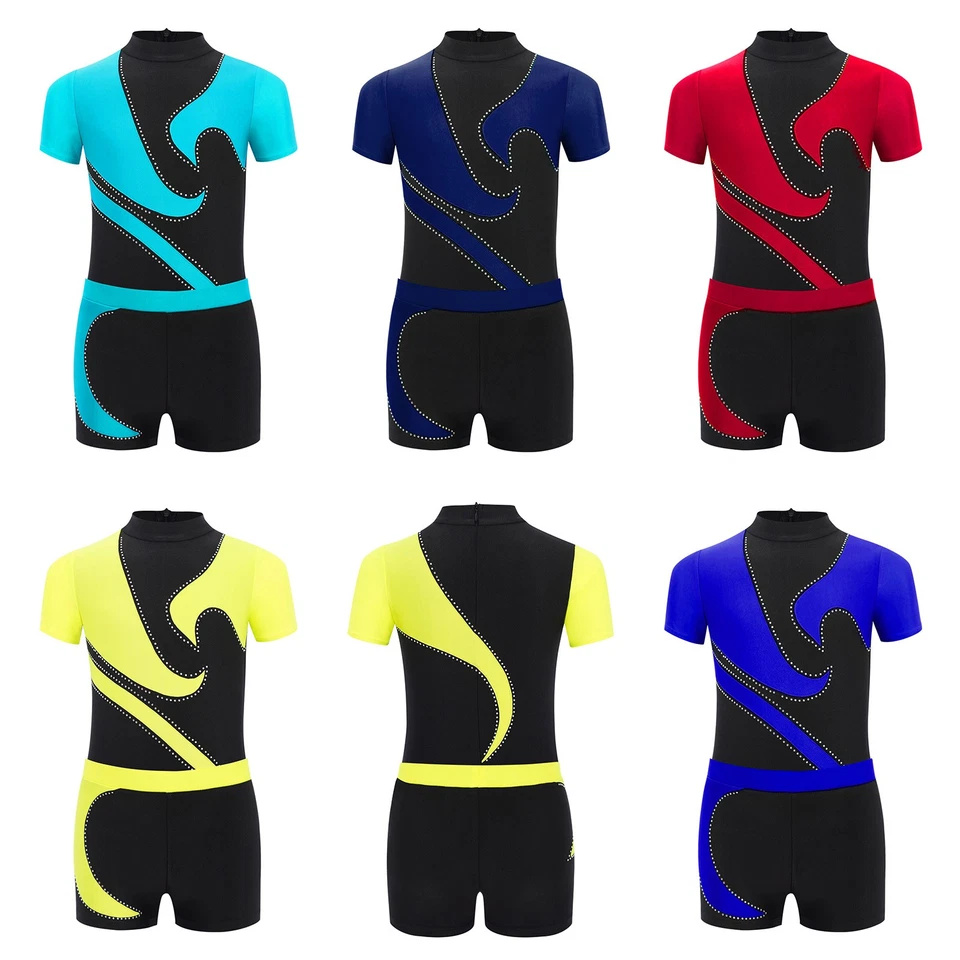 Kids Boys Set Modern Outfits Competition Dancewear Figure Ice Skating Costume - Image 3 of 3