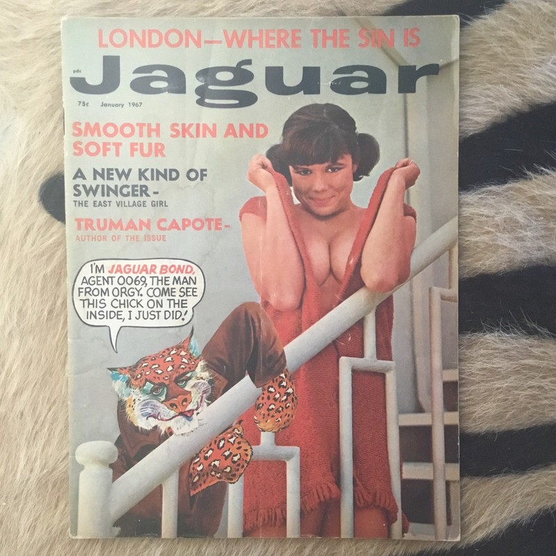 Jaguar Magazine, January 1967 vintage men’s interest