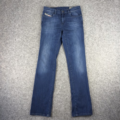Diesel Bootzee-St Jeans Size 29 Slim Bootcut Dark Wash Stretch Denim Blue