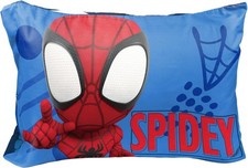 Jay Franco Marvel Spidey and His Amazing Friends Standard, Blue - Spiderman