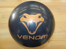 NIB 13 Motiv Black Venom Bowling Ball - 13.3/2.5" Pin/2.20oz TW